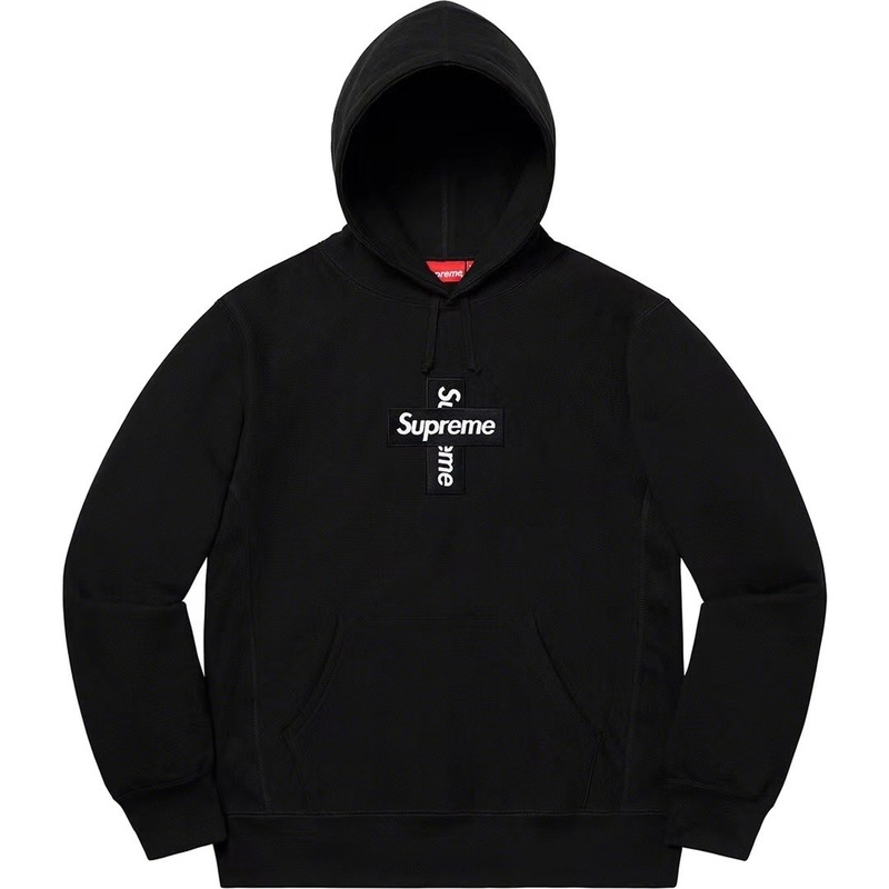 SUP 潮牌HOODED SWEATSHIRT 大LOGO加绒帽衫卫衣|undefined