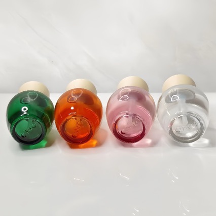 Botella de subenvasada de belleza de alta gama 30ml Esencia Botella de vidrio Botella de presión Botella de aislamiento Botella cosmética en stock