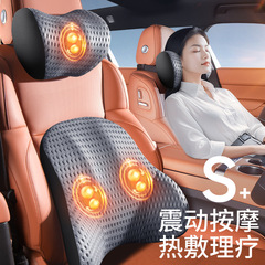 車の加熱マッサージのクッションの車の背もたれの腰のクッションの腰の電気シートの運転手の腰のサポートのスーツ