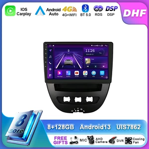 05-14 Peugeot 107 Android böyük ekran GPS naviqasiya Bluetooth Carplay.
