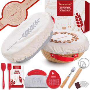 Cross-border cotton rope bread fermentation basket bread mat baking basket bread fermentation basket round cotton rope fermentation basket