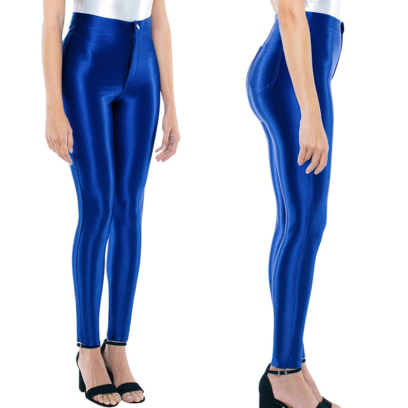 European and American women's casual leather pants glossy patent leather body shaping belly contracting hip lifting pants Amazon cross-border e-commerce hot sale European and American women's casual leather pants glossy patent leather body shaping belly contracting hip lifting pants Amazon cross-border e-commerce hot sale