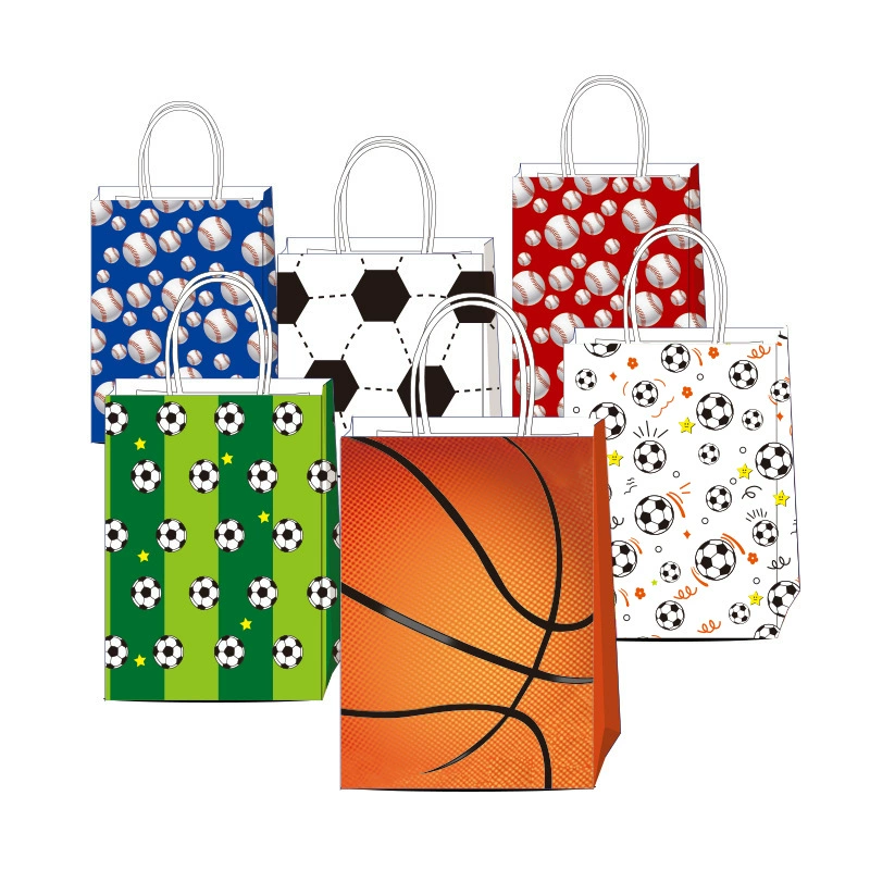 Подарочная упаковка из крафт-бумаги с шариком