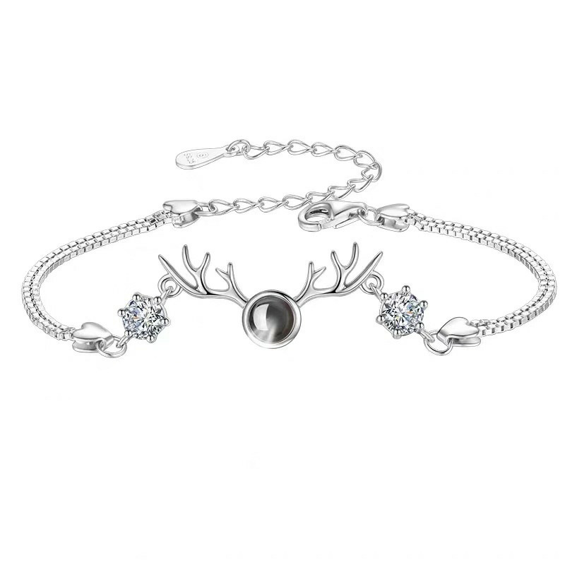 Explosions projection 100 languages I love you all the way deer have you lovers bracelet bracelet bracelet gift