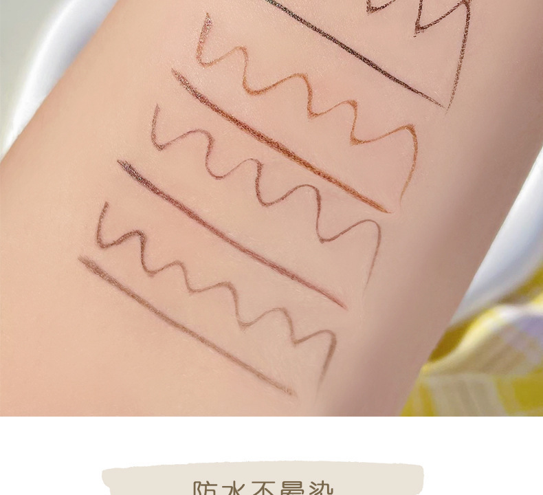 Wholesale of sweet mint Fine eyeliner Pen, waterproof, sweat-proof, long-lasting and non-staining brown liquid eyeliner pen undefined