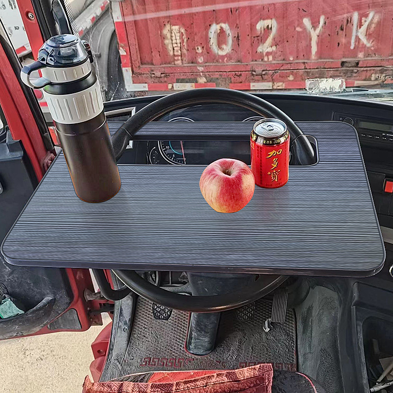 Universal Steering Wheel Table for Cars and Trucks, Portable Small Table for Eating and Working, Multifunctional Dining Table and Rest Stand