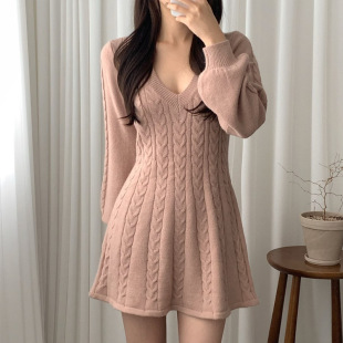 chic���|�黨ᘿ��B��ȹŮ2025�ﶬ�¿���\���L������V�Ië��Ů