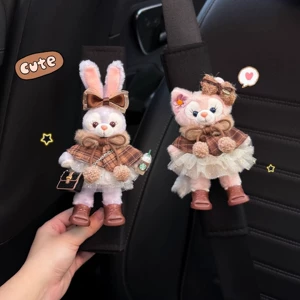 Linabell Stellalou Car Seatbelt Shoulder Pads Car Seatbelt Decoration Anti-Wear Clothing for a Couple