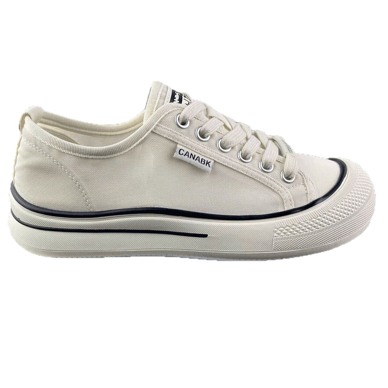 2026 nuevo estilo coreano de zapatos de lona de suela gruesa para mujeres clásicas retro redondeas lazos pequeños zapatos blancos zapatos de lona casuales
