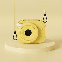 ショルダーバッグは腰の怠け者の子供を掛けて斜めに小さい扇風機にまたがります。