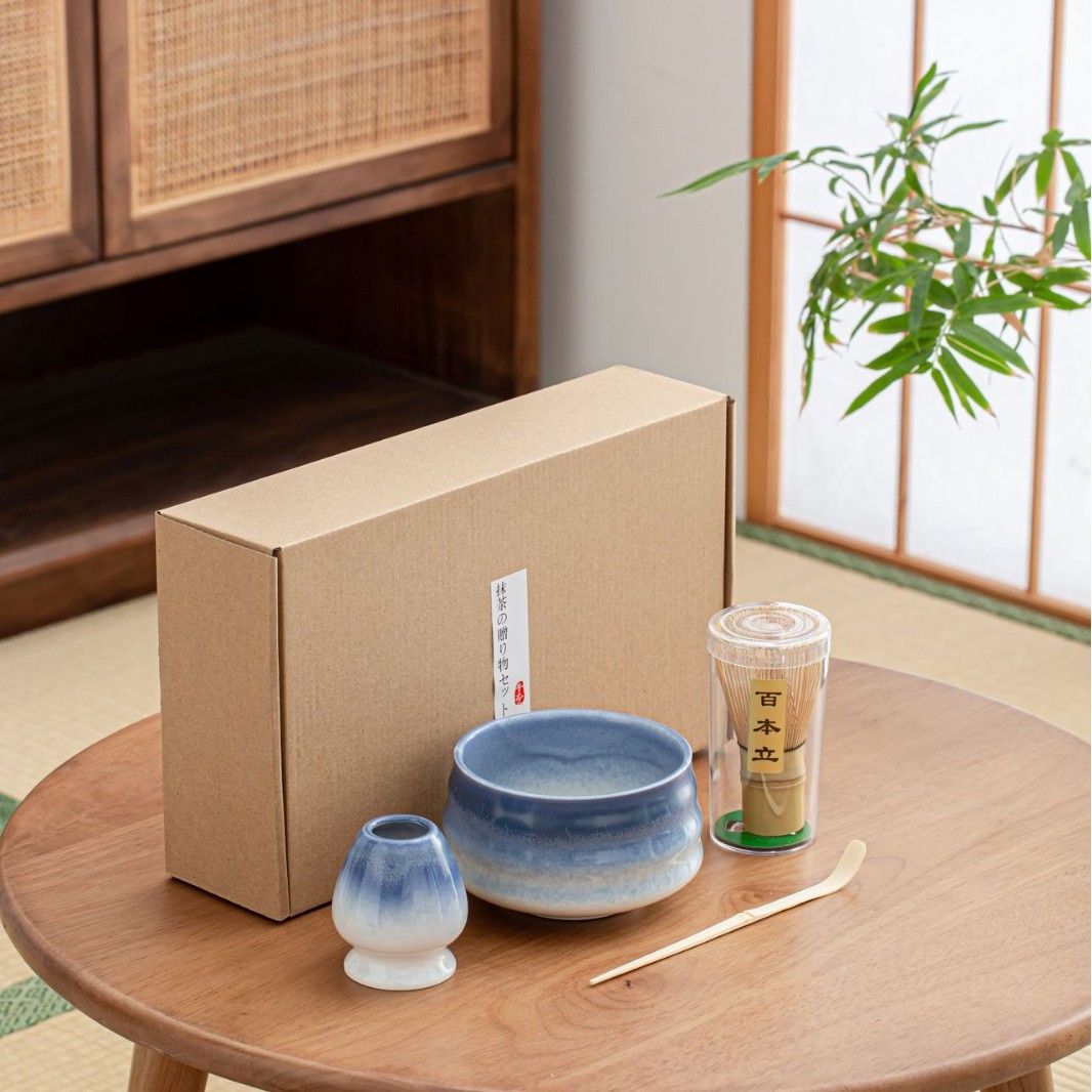 Caixa de regalo de estilo japonés de la dinastía Song, set de herramientas para ordenar té Matcha Matcha