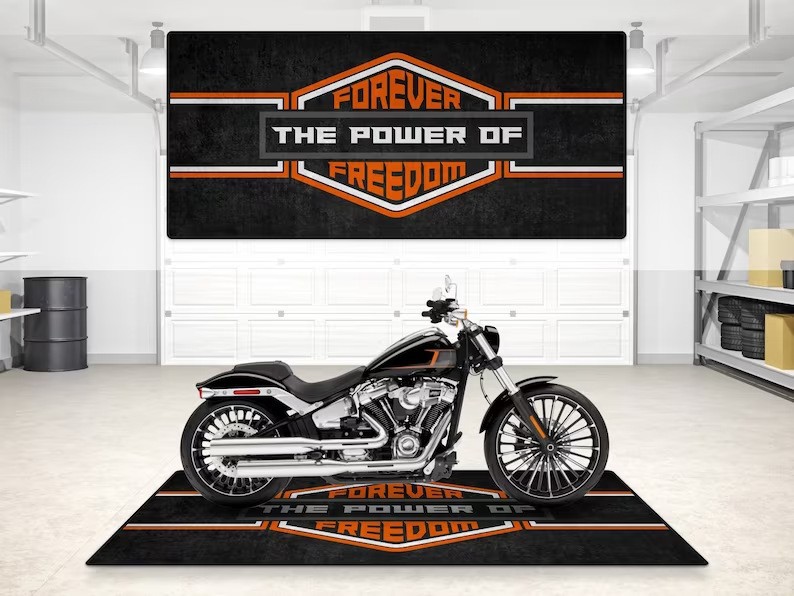Cross-Border Motorcycle and Motorcycle Special Display Carpet Floor Mats Are Stain-Resistant and Easy to Care for Household Bedside Blankets Ready for Wholesale