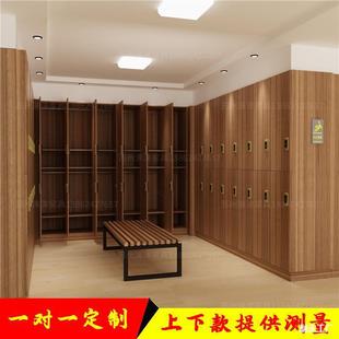 Gym Staff Center Yoga Bathhouse Bathhouse Bathroom Cabinet Bath Locker Swimming Pool Locker Wooden