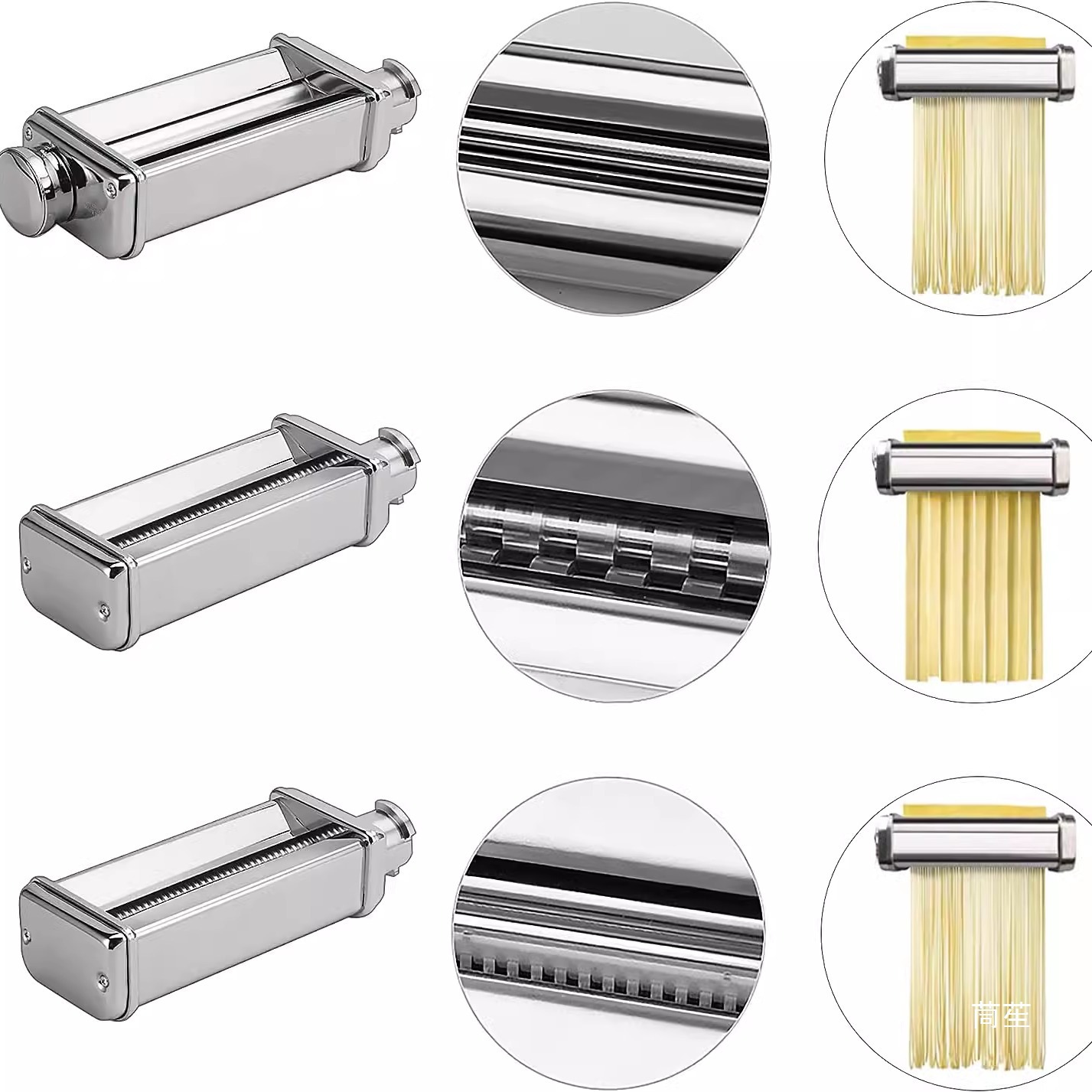 KENWO makaron pressi uchun qo'shimcha, SMEG stend mikseri, Kenwood go'sht maydalagichi va makaron tayyorlash vositasi