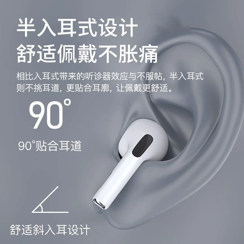 Беспроводные внутренние наушники (Huaqiangbei) PRO4/PRO5/PRO6, Bluetooth 5.3, спортивная посадка