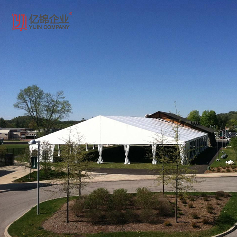 婚庆婚礼酒席白色篷房铝合金可拆装展览大棚户外活动宴会帐篷厂家