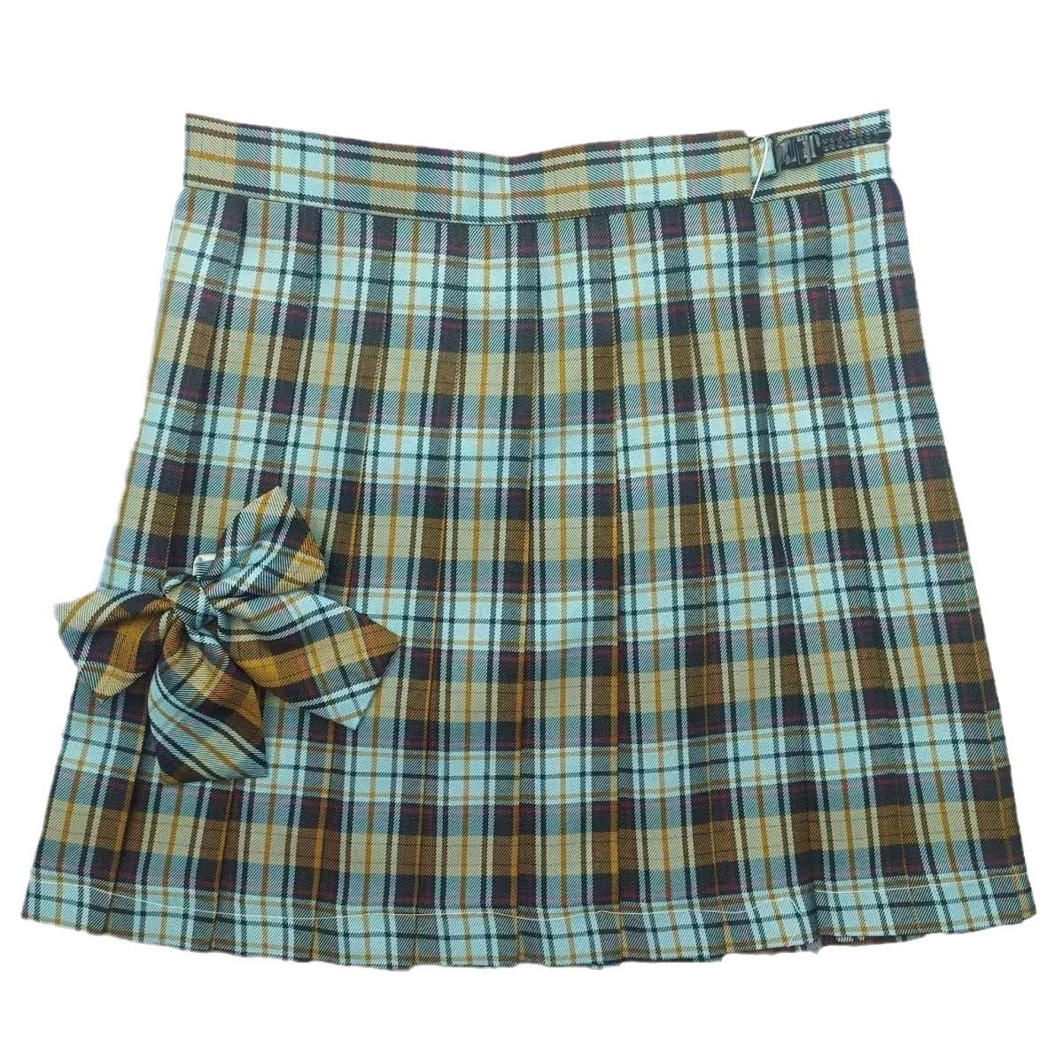 반팔 오리지널 일본 대학 톱 JK 여름 유니폼 셔츠 동일 그리드 주름 치마 슬림 세트 여름 뉴