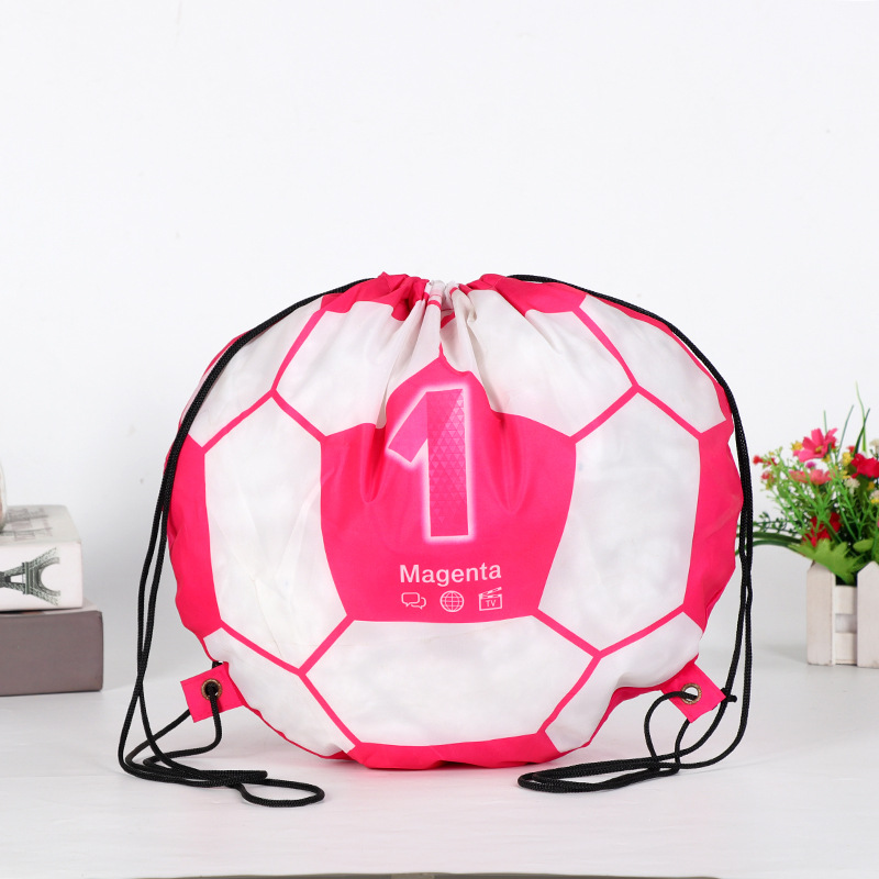 Venta al por mayor de poliéster en blanco 210D bolsa de cordón personalizada bolsa de bola de juguete bolsa de almacenamiento de cordón personalizado