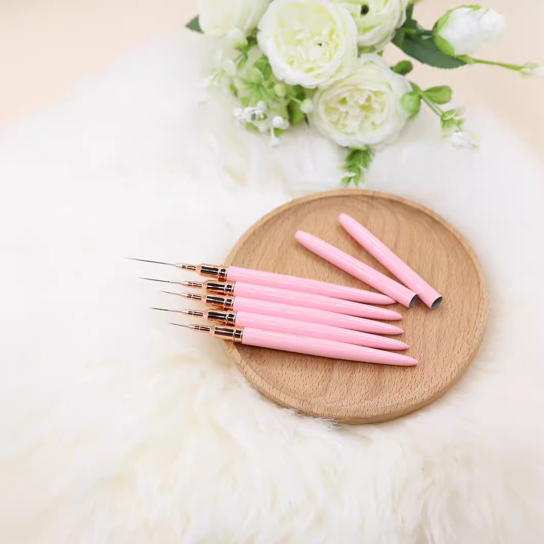 Salón de uñas recomendado dibujo de uñas pluma traje gancho dibujo línea pintura salón de uñas ventas directas de la fábrica especial