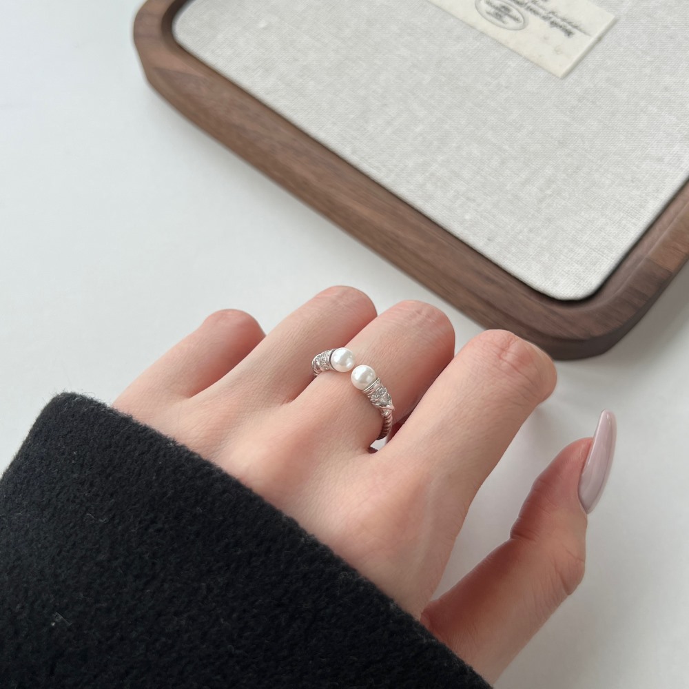 6g Weight Zircon Inlay Material Rings Classification 1 Piece Quantity Holiday, Daily Occasion 925 Sterling Silver Material Solid Color Pattern Women's Gender Inlay Design Simple Style, Classic Style Style 925 Sterling Silver Zircon Solid Color Rings 12
