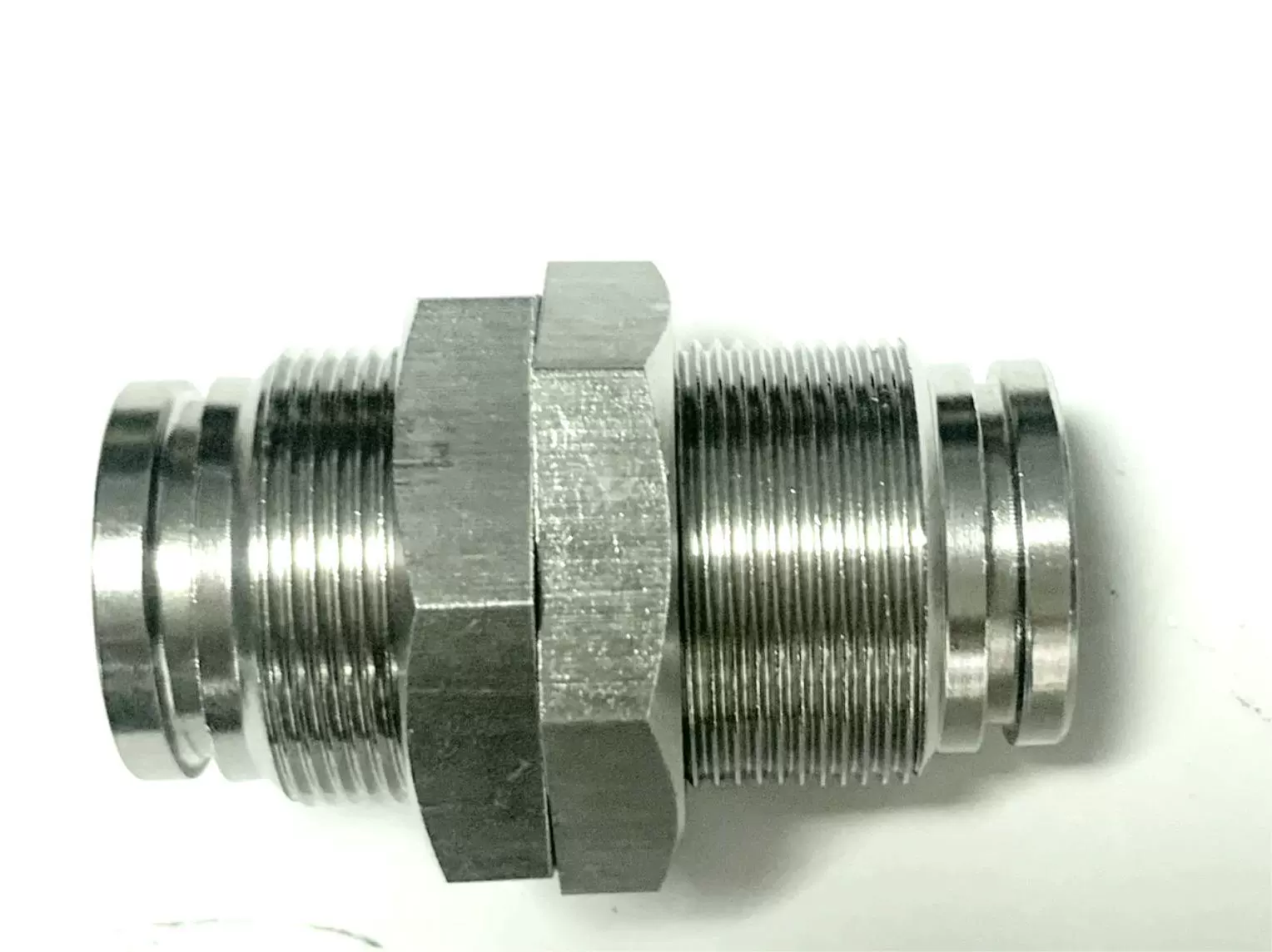 304 нержавеющая сталь PM8 быстроразъемный соединитель воздушной трубы пневматические компоненты Быстрый штекер прямо через пластину пневматический соединитель