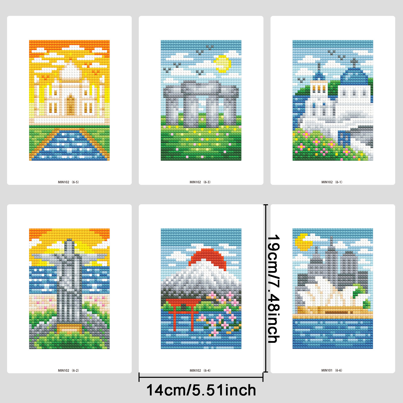 Pintura de diamante alrededor del hogar retro estilo europeo colgado a mano DIY puntos de perforación decoración ornamentos lujosos colgados combinación de pintura de pared