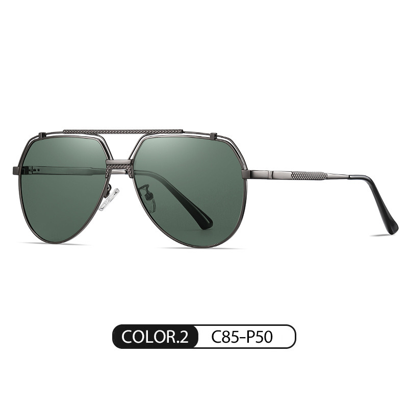 Nuevo doble haz gafas de sol polarizadas JS8554 moda hombres conducción gafas de sol al aire libre pesca gafas de sol