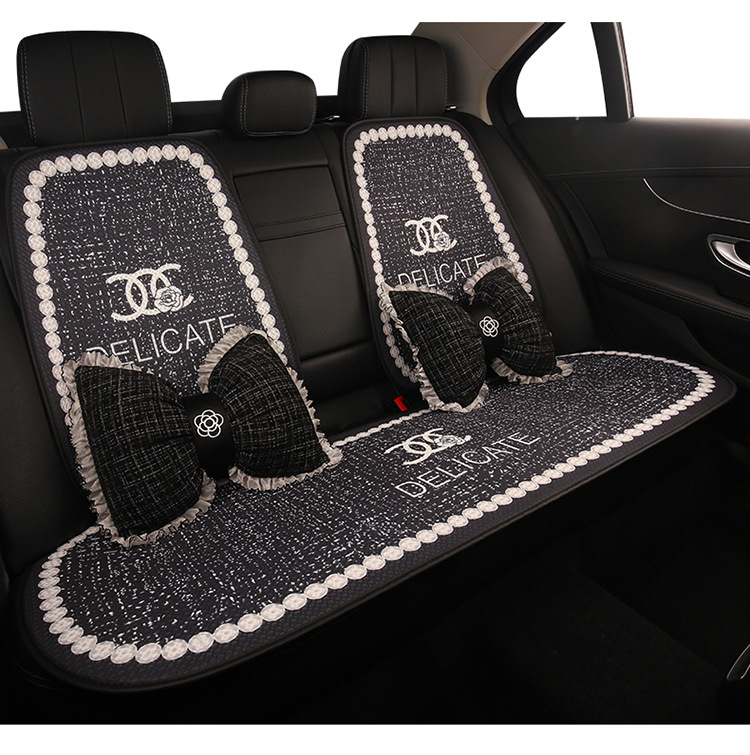 Luxury and stylish car seat cushion, no need to tie, non-slip, does not block airbags, suitable for all seasons, popular online model
