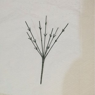 7 head 35 mesh multifunctional simulation flower pole simulation plum blossom branch plastic rose pole iron wire coated peony flower