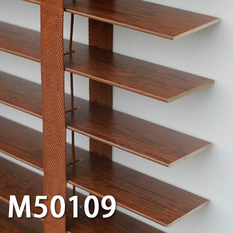 Basswood Solid Wood Blinds (Fugelin) — 5 cm Slats, Custom Width & Height