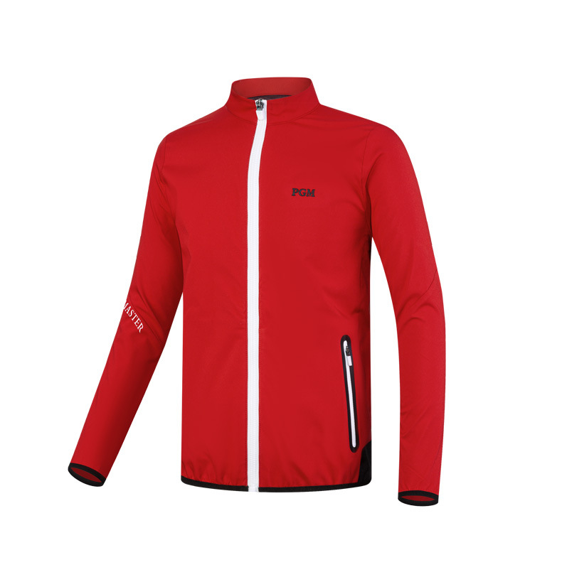 Áo khoác golf trẻ em PGM chống gió giữ ấm, có khóa kéo, phù hợp mùa thu đông — YF450-màu đỏ, YF450-màu xanh hải quân, YF450-màu trắng chi tiết 12