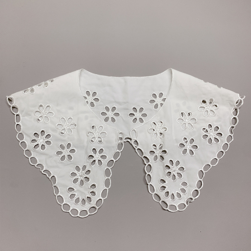 镂空刺绣花边假领子毛衣装饰百搭衣领 服装配饰辅料花边