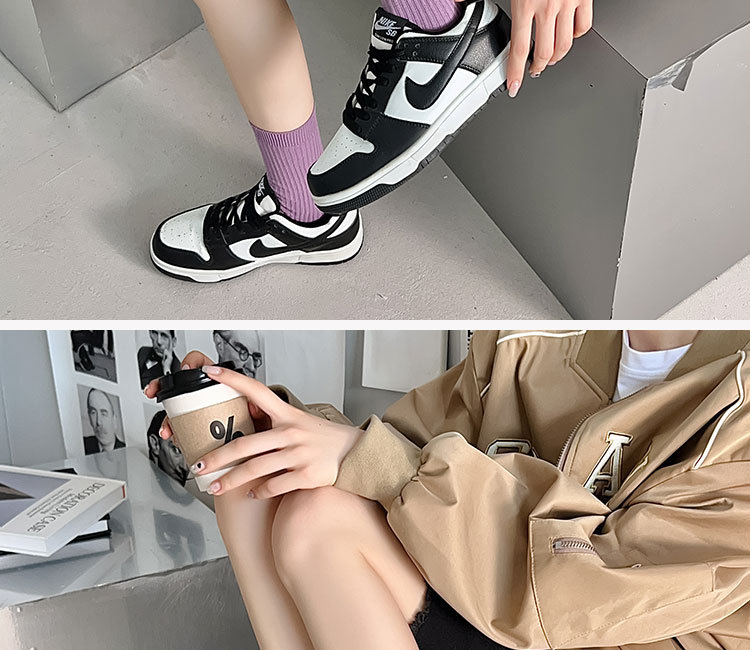 57g Weight Socks Classification Socks Lingerie Type Cotton Fabric Type A Pair Quantity Daily, Shopping Occasion Color Block Pattern All Seasons Season Women's Gender Sweet Style Women's Lady Sweet Color Block Cotton Crew Socks A Pair 7