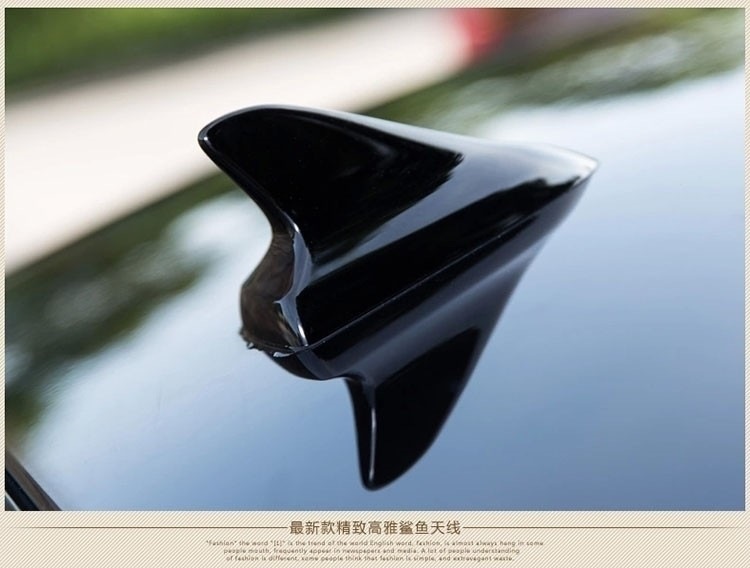 Cross-Border Factory Direct Sales car roof shark fin decorative antenna modified tail shark fin universal punch-free