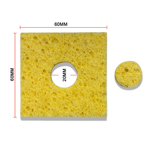 Mobile phone repair high temperature soldering iron cleaning compressed wood pulp electric soldering iron tip welding remover solder foam sponge