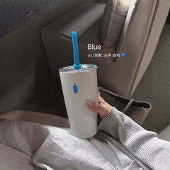 日本blue bottle蓝瓶咖啡杯集合锈钢陶瓷涂内胆层密封保温杯400mL