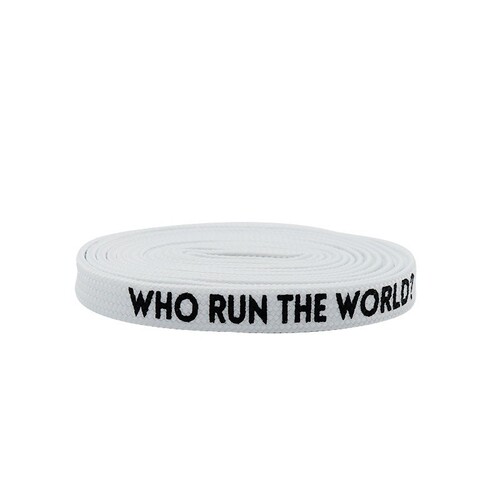 Kulogin black and white two-sided printed flat shoelaces personalized white canvas shoes versatile shoelace