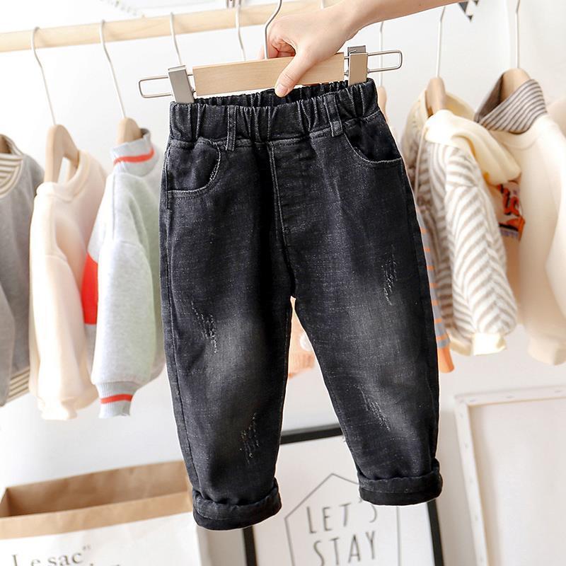 Children's Spring Pants 2024 New Arrival Boys' Jeans Spring and Autumn Style Leisure Long Pants for Kids Trendy