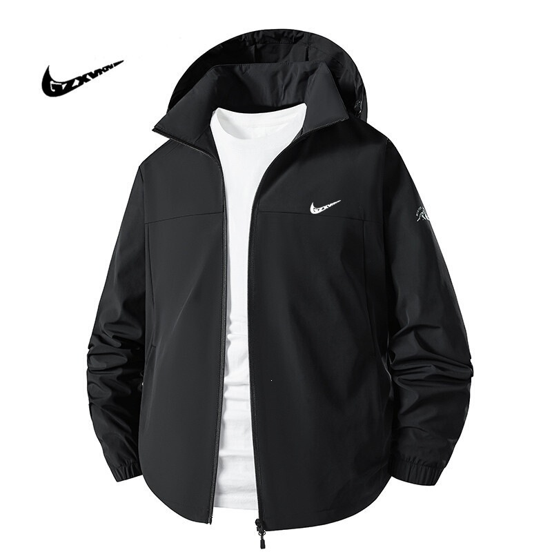 2026 New Men's Jacket Casual Breathable Windproof Thin Jacket Men's Detachable Hood Outdoor Sportswear 2026 New Men's Jacket Casual Breathable Windproof Thin Jacket Men's Detachable Hood Outdoor Sportswear