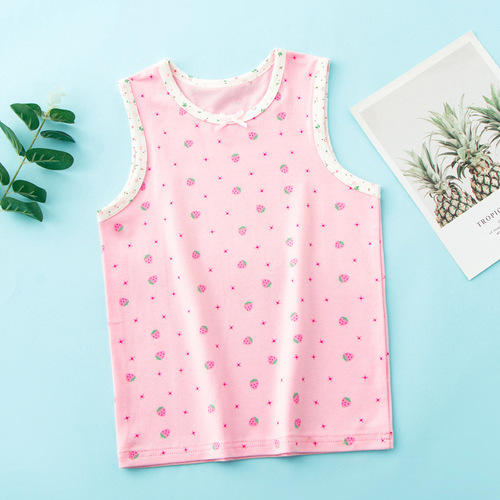 Girls' underwear development period small vest pure cotton thin section junior high school students primary school students' bra girls older children's tube top children's