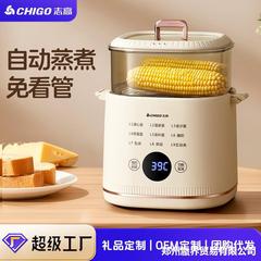 志高蒸蛋器2025新款自动断电家用小型多功能煮鸡蛋预约早餐机批发