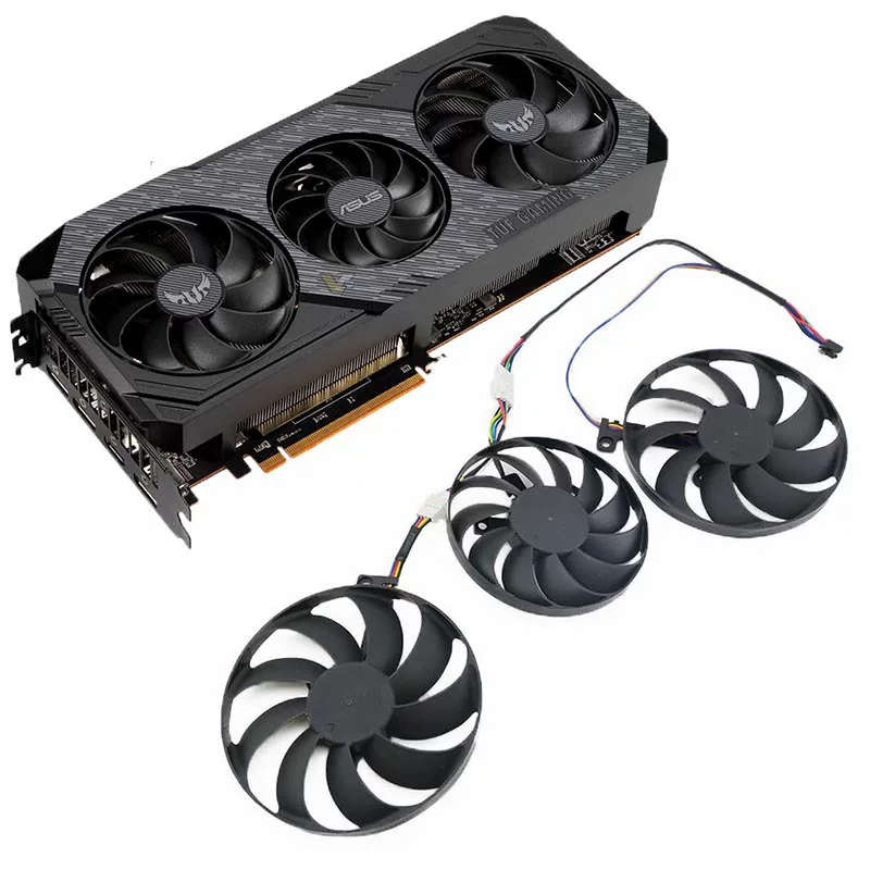 Подходит для ASUS RX 5600 / RX 5700 / RX 5700XT TUF, вентилятор охлаждения видеокарты T129