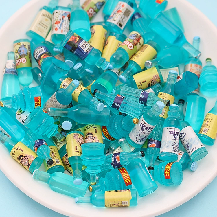 Small realistic food play, creative bottle, accessory, wholesale, handmade