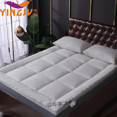 wholesale Cotton hotel thickening mattress Mat white pure cotton Down-proof hotel Homestay household velvet mattress