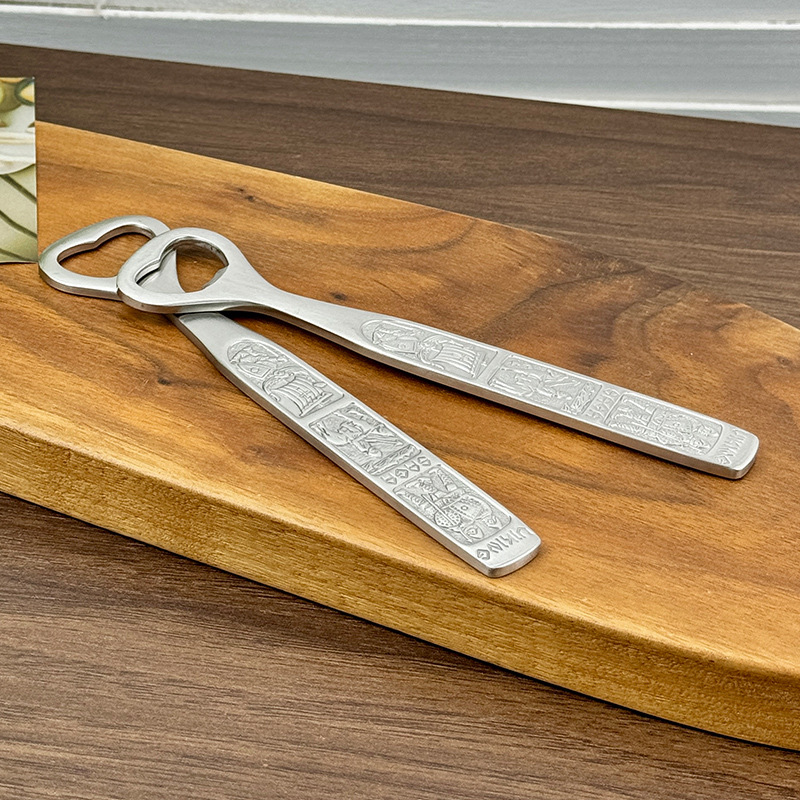 Chockmen 18 / 10 cóctel de acero inoxidable abre botellas de cerveza abre botellas de tapa creativa