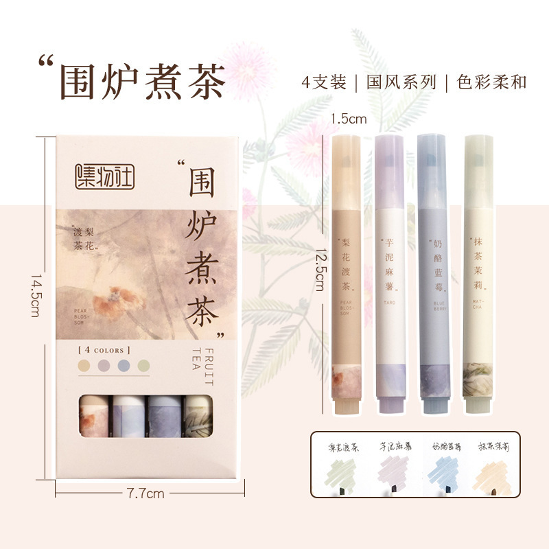 Colección de artículos de alta capacidad marcador bolígrafo de escritura de mano bolígrafo de graffiti bolígrafo HP7257 conjunto de bolígrafo de alta calidad mayorista