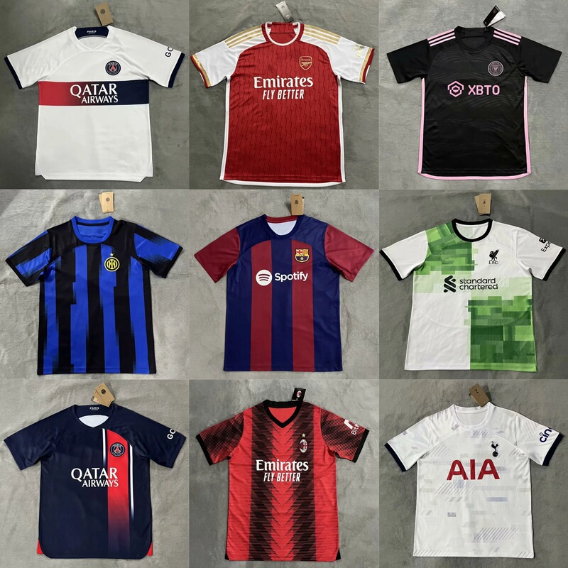 Paris Jersey Barcelona Inter Milan Arsenal Ac Tottenham Liverpool Ajax Naples Atlético Madrid Football Uniform