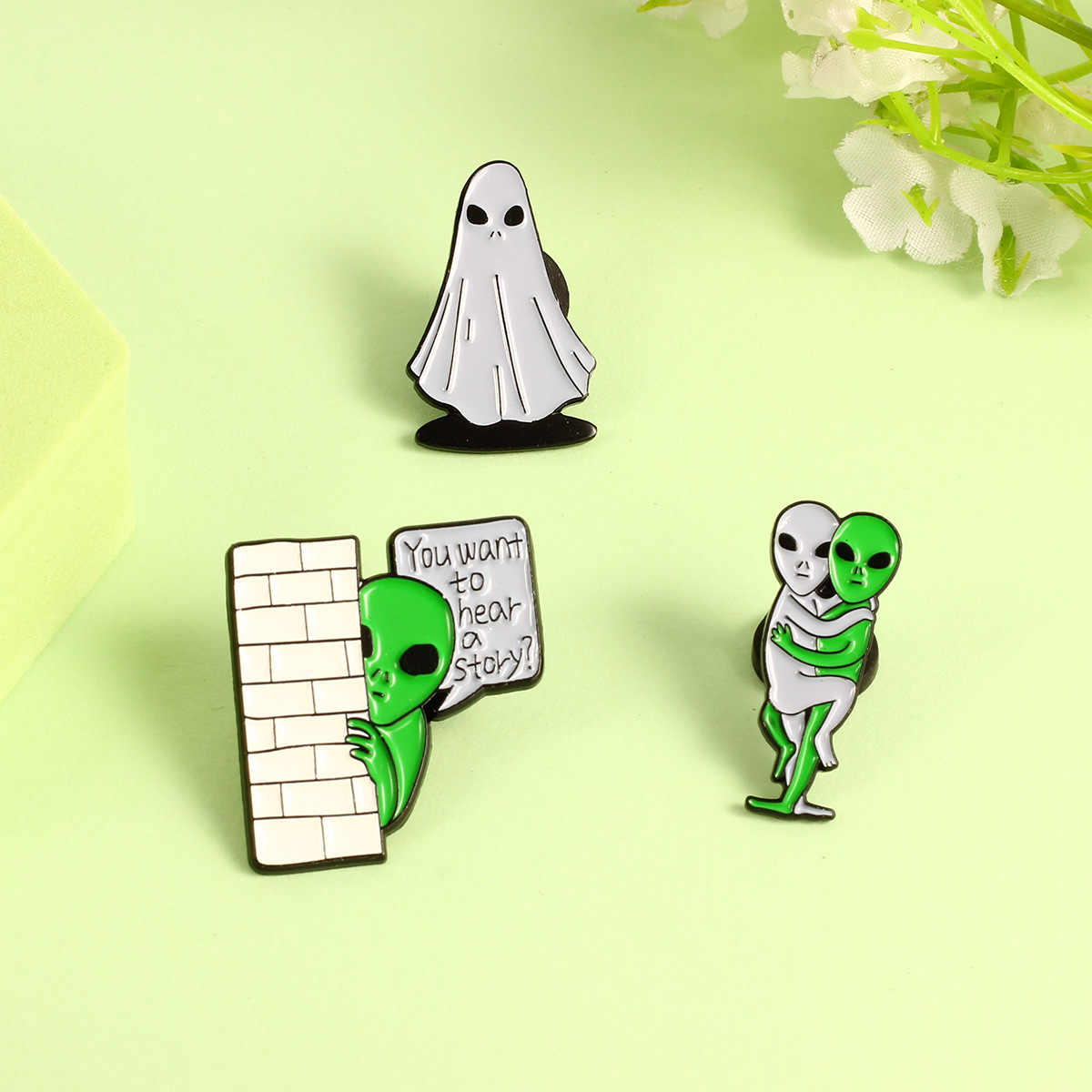 Cartoon Pattern Cartoon Style Pin Cartoon Alloy Stoving Varnish Unisex Brooches