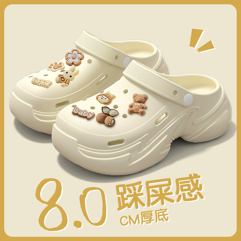 下駄 かわいい 夏専用下駄 レディース 夏 アウター 2025年新作 厚底 滑り止め 防臭 手術室|undefined