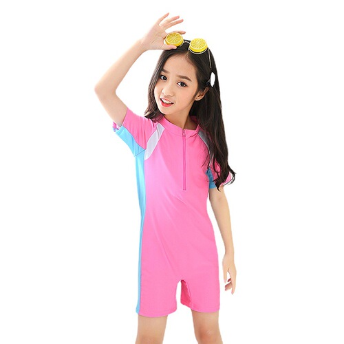 Children's swimsuit suits wholesale 2024 new boys and girls swimsuits small, medium and large children's anti-tank one-piece swimsuits